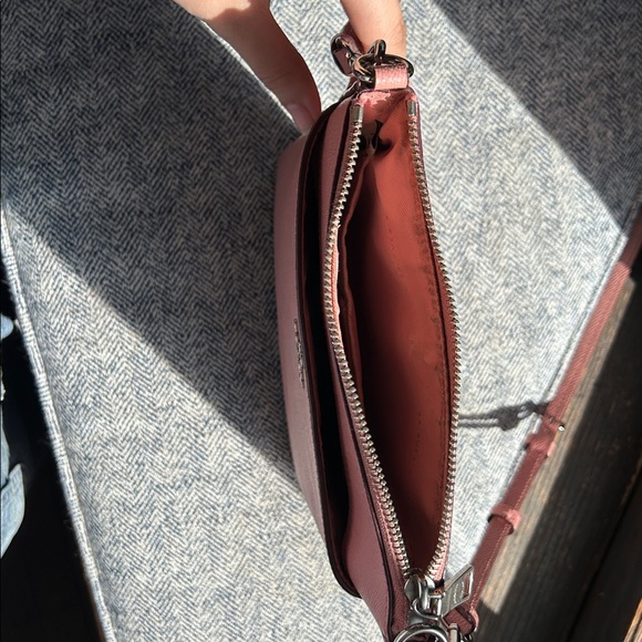 Coach Pink Leather Square Purse with Silver Hardware - Picture 3 of 3